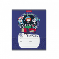 Тетрадь А5 12л лин. Erich Krause "Adventure Friends" MIX-PACK