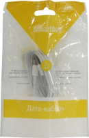Дата - кабель Smartbuy USB  - 8-pin для Apple , 1м., белый