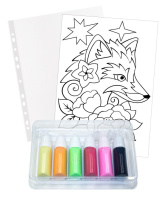 Краска по стеклу «Витражные наклейки. Лис»