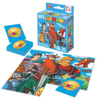 Домино детское "Рыцари и драконы" 4+