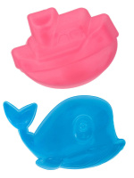 Набор игрушек. "У моря" ведерко,грабли,лопатка,мельница,4 формы