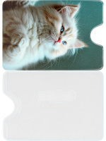 Обложка для пропуска/проездного "Бет Кот" ПВХ