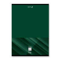 Тетрадь А4  96л кл. скоба Светоч "Изящные линии"