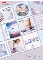 Тетрадь А4  80л ЛИН. скоба Hatber "Яркие эмоции" выб.лак.