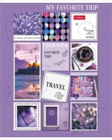 Тетрадь А5  80л ЛИН. Hatber "TRAVEL" белизна 100%