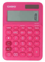 Калькулятор 12 разр. CASIO MS-20UC-RD настольный, красный