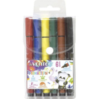 Фломастеры Jumbo  6цв "deVENTE.Trio", трехгранные, вент. колпачок, блистер