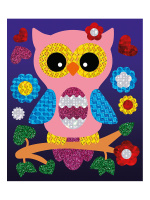 Аппликация из фольги 13*16см "Совенок"  3+