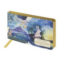 Еженедельник недат. А6  80л., мягк.обл., кож.зам. "Сон"