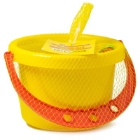 Набор игрушек. Ведро 1л, лопатка 13 см, грабли 13 см, 2 формочки