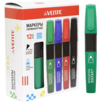 Маркер перманентный 4,0 мм круг. корп.,  зеленый