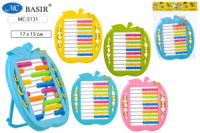 Счеты пластмассовые детские 17*15см, ассорти