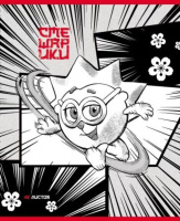 Тетрадь А5 48л кл. Hatber "Смешарики" 5 диз.в блоке, белизна 100%