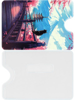 Обложка для пропуска/проездного "Японские мотивы" ПВХ