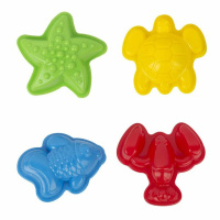 Формочки для песка "Море" 4 шт