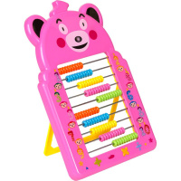 Счеты пластмассовые детские 15,5*24см "Медведь" ассорти