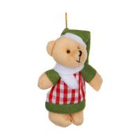 Сувенир новогодний "Мишка" 11см, 3 дизайна