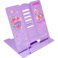 Подставка для книг "Flamingo" 15*15см полностью металл, сиреневая