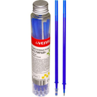 Стержень гелевый стираемый deVENTE синий, 0,5мм, 126мм в пласт. банке