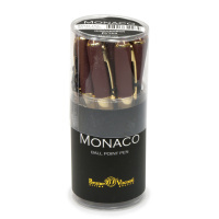 Ручка "Monaco. Коричневая" шарик., 0,5мм, синие чернила**