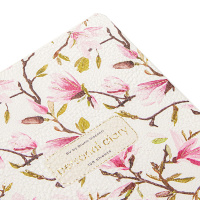 Ежедневник недат. А5 128л., мягк.обл., иск.кожа "Flora. Цветы. Фантазия" ляссе