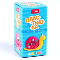 Тесто для лепки  4 цв.*50 гр., желтый, бирюзовый, оранжевый, розовый