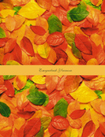 Ежедневник учителя А6+ 7БЦ, 256стр. "Осенние листья" УФ-лак