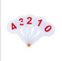 Веер цифр "От 0-9" облегченные