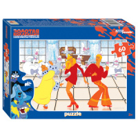 Пазлы   60 элементов  230*330мм.  "Бременские музыканты. Золотая коллекция" (С/м)