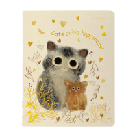 Тетрадь А5 48л кл. BV "Любовь как она есть" мат.лам., фольга, бел.100%