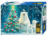Пазлы   54 элемента  180*130мм. "Новогодние истории"
