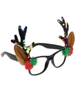 Карнавальные очки "Олени" 21*15см 3 дизайна