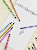 Карандаши цвет. 12цв  Феникс+ "Металлик", деревянные, 3ММ