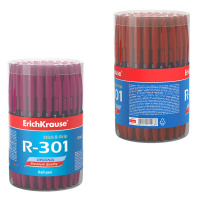 Ручка шар. ЕК R-301 0,7мм CLASSIC Stick&Grip красная, тонир.пласт.корп., резиновый дежатель