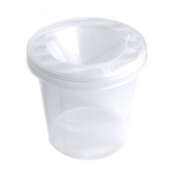 Стакан непроливайка прозрачный