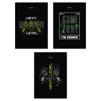 Тетрадь А4  48л кл. скоба Полиграф-Принт "Геймер" УФ-лак, белизна 100%