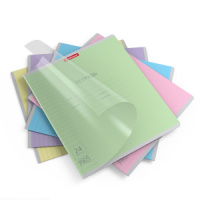 Тетрадь А5 24л лин. Erich Krause  пласт.обл. "Классика CoverPrо", ассорти MIX-PACK