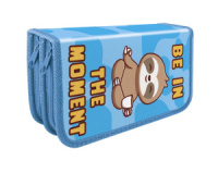 Пенал 2 отд. (190*105*50) молния, ткань "Отличный момент"