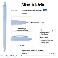 Ручка шар. BV автомат. "SlimClick.Zefir", 0,5мм, синяя