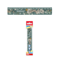 Линейка 15 см непрозр. "Natural Life", во флоупаке  (green)