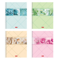 Тетрадь А5  48л кл. гребень Hatber "Нежнее нежного" белизна 98%