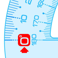 Транспортир 180гр. 12 см пласт., непачкающ.края, эргоном.