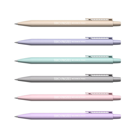 Карандаш механический 0,5мм  Trio Pastel НВ, ассорти