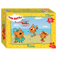 Пазлы   54 элемента  180*130мм. "Три кота - 1" AO "СТС"