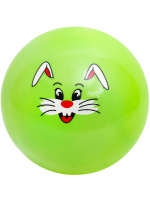 Мяч детский 12см "Мордашка" ассорти НЕ НАДУТЫЙ