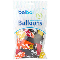 Шар с рисунком 14" "Корги" кристалл 25 шт. в уп.