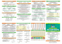 Шпаргалка 210*150мм "Помогайка по алгебре"