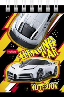 Блокнот А7  40л гребень "Автомобили" без лин., тонир.блок