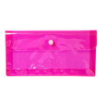 Пенал пластиковый Glossy Neon на кнопке