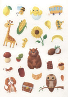 Альбом наклеек А5 8 стр., "100 наклеек. Цвета"